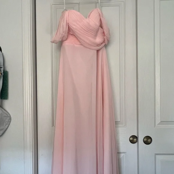Dresses | Like New Blush Pink Bridesmaid Dress | Poshmark